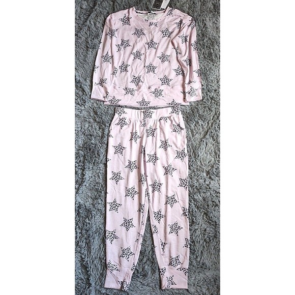 ROUDELAIN Women's Brushed Butter Knit Sweatshirt & Jogger Pants Pajama Set, S-XL - Picture 1 of 4